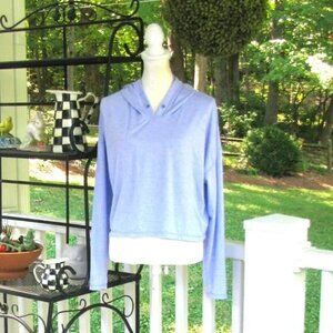 Athleta Uptempo Elevate long sleeve crop Hoodie top shirt Medium pullover